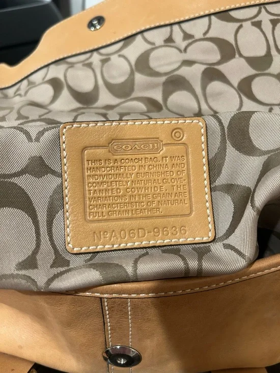 Vintage Coach Soho Hampton leather satchel EUC - Picture 4 of 13